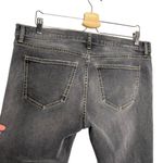 Current/Elliott Sample Gray Mid Rise Raw Step Hem Cropped Distressed Jeans Photo 8