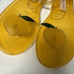 Katy Perry The Geli Sandal Flats PEACH Orange/Yellow Size 9 Jelly Thong Shoes Yellow Photo 3