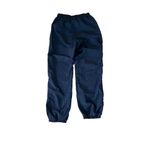 SheIn NWOT Black Basic Nylon Cargo Joggers Track Pants Buckle Belt & Pockets M Photo 2