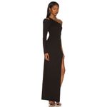Not Yours To Keep Rio Maxi Dress in Black Small New Womens Long Column Gown Photo 2
