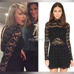 Nightcap  By Camilla Fit and Flare Lace Long Sleeve Knee-Length Dress Photo 1