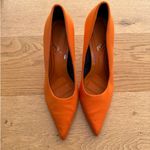 ZARA  - Pointed Toe Pumps in Orange Photo 4