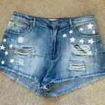 Garage  high rise denim shorts in size 9 Photo 0