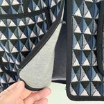 Anthropologie Hei Hei Vala Quilted Open Front Blazer Jacket Blue Women’s Small Photo 9