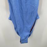 POLO RALPH LAUREN Swimsuit Size Small NEW SAMPLE Ribbed Stripe Blue Open Back Photo 10