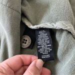 Sanctuary Cotton French Terry Hooded Oversized Shacket Jacket Green (Large) Photo 8