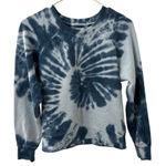 Madewell  Blue Tie Dye Crew Neck Casual Everyday Sweatshirt Size Women's Small Photo 0