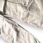 Bimba y Lola linen cotton mint green capri pants size 36 Photo 6