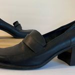 Westies Blue Genuine Leather Square Toe Brazil Made Chunky Heel Loafer Size 9.5 Photo 11