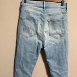 MOTHER HIGH Waisted Rider Ankle Fray Island After Hours Jean Photo 4