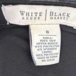 White House | Black Market  Women's Halter Neck Floral Dress Size 8 Black Photo 7