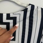 Custo Barcelona BLACK AND WHITE  ABSTRACT DESIGN‎ LONG SLEEVE SHEER MIDI DRESS Photo 5