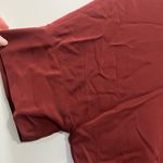 Pacific&Co  Red Belted Midi Dress Size Medium $825 Photo 3