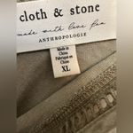 Anthropologie Cloth & Stone Burlingame Romper Green V-Neck Tie Waist NWOT Photo 5