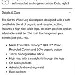 Girlfriend Collective  Tempest Wide Leg Sweatpants Photo 3