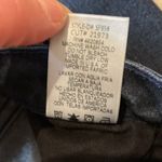 Just Black  Cropped Skinny Ankle Zipper Dark Blue Denim Jeans Sz 25 Midrise Photo 3