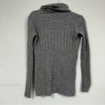 Theory  Grey Cashmere Ribbed Turtleneck Sweater Womens XS Gray Fall Preppy Photo 7