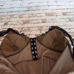 Haute Monde Brown Velvet Sheath Dress Size S New Photo 6