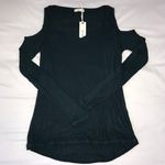 Cotton On Dark Green Cold Shoulder Long Sleeve Photo 0