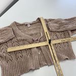 Victoria's Secret Cardigan Womens Small Pink Cropped Tie Front Open Knit Bolero Photo 5