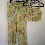 No Boundaries  Tropical Floral Pants and Top Set Photo 4