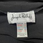 Joseph Ribkoff  Women's Black 3/4 Sleeve Open Jersey Travel Knit Jacket Sz 12 Photo 2