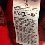 Old Navy Women’s Red & Black Buffalo Check Long Sleeve Button Down Shirt Size S Photo 3