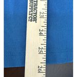 Chico's  Travelers 3 US Size XL Teal Tunic Top Slinky Knit Grommet Neckline Preppy Photo 6