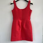 Carven Mikado Beaded Polyester Silk Pink and Purple Mini Dress Pockets Size 36 Photo 7