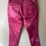 DL1961 DL1969 Florence Instasculpt Ankle Jeans Mid Rise Skinny Tie Dye Pink Size 31 Photo 2