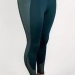 Senita Athletics green leggings size Small mesh details with pockets Photo 5