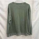 Pink Lily  green Motherhood cozy lounge crewneck relaxed cotton sweatshirt large Photo 4