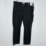 Abercrombie & Fitch 90's Slim Straight Ultra High Rise Criss Cross Black 20 Long Photo 1