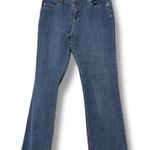 Calvin Klein  size 4 women’s bootcut denim jeans pull on zip button closure Photo 12