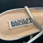 Badgley Mischka gold sandals. Strappy, high heels. Good used condition. Photo 2