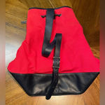 Ralph Lauren  Sport Red and Blue Drawstring Backpack 90s y2k One Strap Photo 3