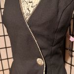 Dave & Johnny Vintage cami halter embellish crystal jewel formal evening vest Black Size 10 Photo 1