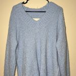 Aerie ⋆ teddy boucle blue sweater Photo 0