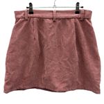 SheIn  Pink EZwear 2 Pocket Corduroy Mini Skirt Womens Large Photo 3