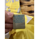 Boden Women's‎ Yellow & Gray Cotton Lined Slit Pencil Skirt Size 6L Classic City Photo 6