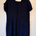 Abercrombie & Fitch  Black Mini Shift Dress Womens L Casual Classic LBD Photo 0