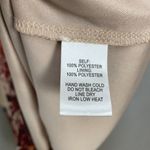 Lulus  Shifting‎ Dears Floral Shift Dress Cut Out Sleeve Beige Cream Mini Large Photo 13