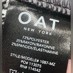 NWT Oat New York Pants Women’s Size XS Black & White Plaid Elastic Ankle & Waist Photo 3