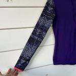 Nike Pro Dri-fit Purple Half Zip Large Photo 6