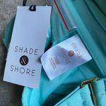 Shade & Shore Women's Jacquard Bandeau Underwire Knot Detail Bikini Top - ™ Turquoise Blue Photo 10