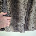 Betsey Johnson  Brown Faux Fur Jacket - S Photo 5