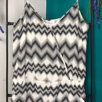 Parker  black and ivory silk Romper Photo 1