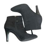Isaac Mizrahi for Target Black Faux Suede Ankle Boots Heels Booties Size 8 Photo 0