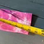 Zella Z by Pink/White Long Sleeve Front Knot Tie Dye Top | Women Size Small Photo 8