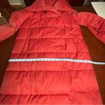 Mango MNG Basics Red Water-Repellent Quilted Puffer Cotton Blanket Coat Sz M/L Photo 14